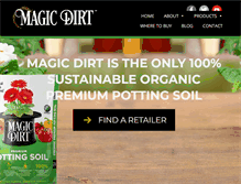 Tablet Screenshot of magic-dirt.com